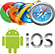 Firefox, Safari, Opera, Chrome, Internet Explorer