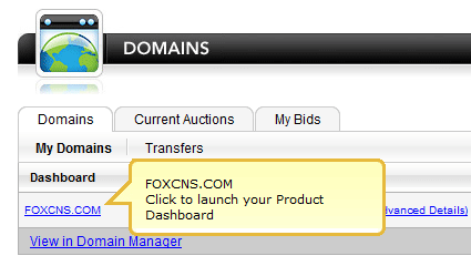 GoDaddy Administrative Control Panel